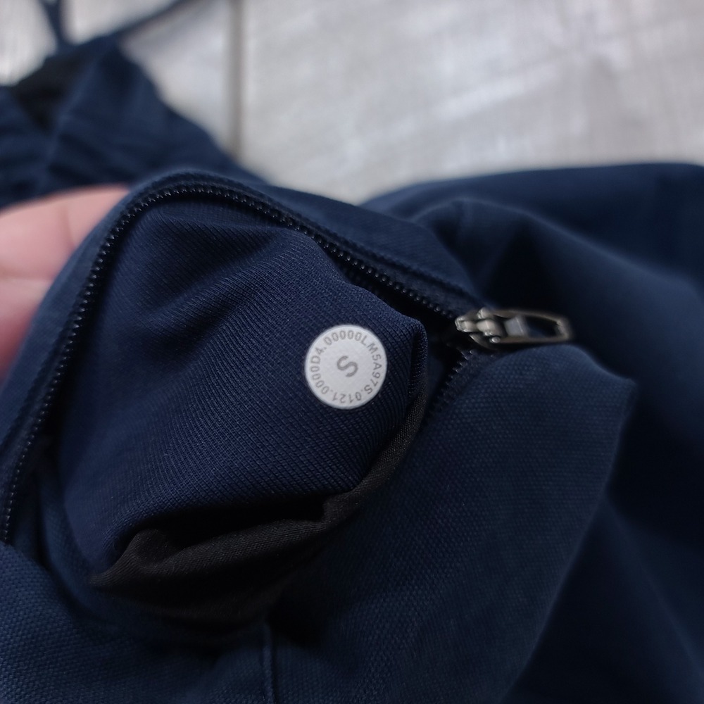 Lululemon Bowline Pant Men S Navy Blue Pullon Elastic Waist Drawstring Tapered - Picture 7 of 7